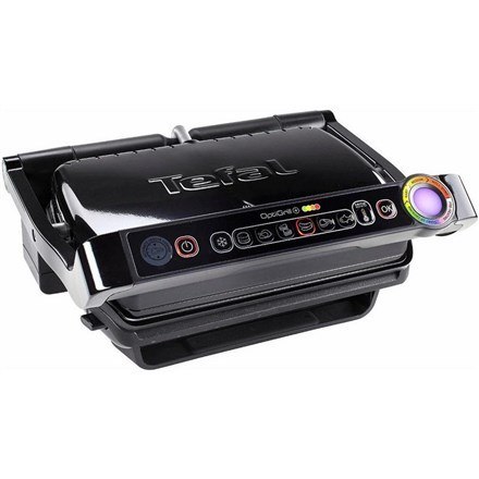 Grill elektryczny Tefal OptiGrill+ GC 714834 (Forma do pieczenia; składany; 2000W; kolor czarny)