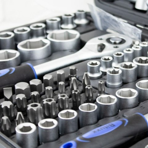 ZESTAW NARZĘDZI 171 ELEMENTÓW WALIZKA BITUXX KLUCZE NASADOWE