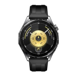 Zegarek Huawei WATCH GT 6 46mm Inteligentny z GPS i AMOLED, wodoodporny, czarny