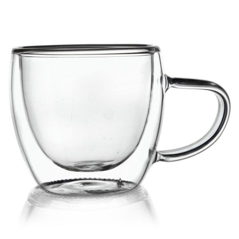 Szklanka Termiczna Espresso Szklana 100 ml ORION Podwójna Ścianka