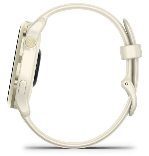 Zegarek sportowy Garmin Vivoactive 6 AMOLED 42mm Bone/Lunar Gold