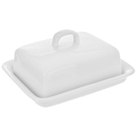 Maselniczka Ceramiczna Maselnica Pojemnik na Masło ORION Biała
