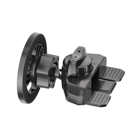 Uchwyt samochodowy do smartfona montowany do slotu CD MagSafe N56 - czarny
