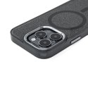 Etui brokatowe na Samsung Galaxy S25 Edge MagSafe Glitter Case - czarne