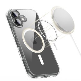 Etui pokrowiec case na iPhone 17 MagSafe FlexAir Hybrid - przezroczyste