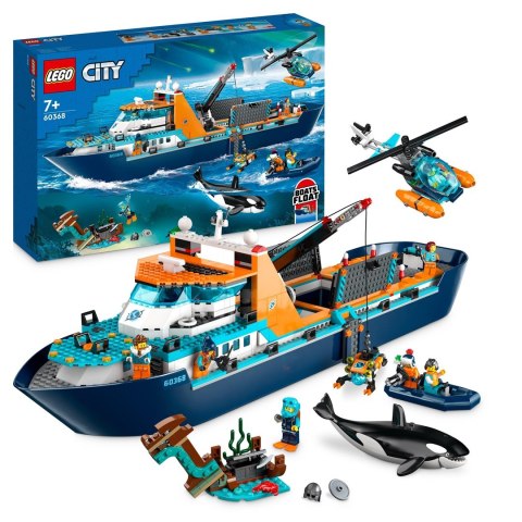 LEGO City 60368 Łódź badacza Arktyki