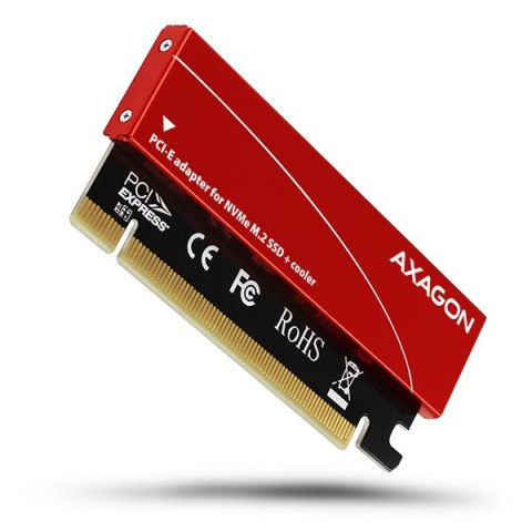 AXAGON AXAGON PCI-Express x16 internal adapter to connect an NVMe M.2 SSD to a desktop | PCEM2-S