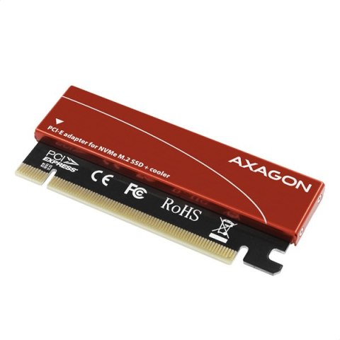 AXAGON AXAGON PCI-Express x16 internal adapter to connect an NVMe M.2 SSD to a desktop | PCEM2-S
