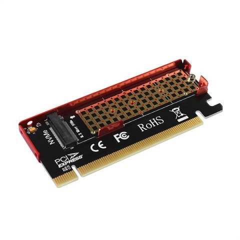 AXAGON AXAGON PCI-Express x16 internal adapter to connect an NVMe M.2 SSD to a desktop | PCEM2-S