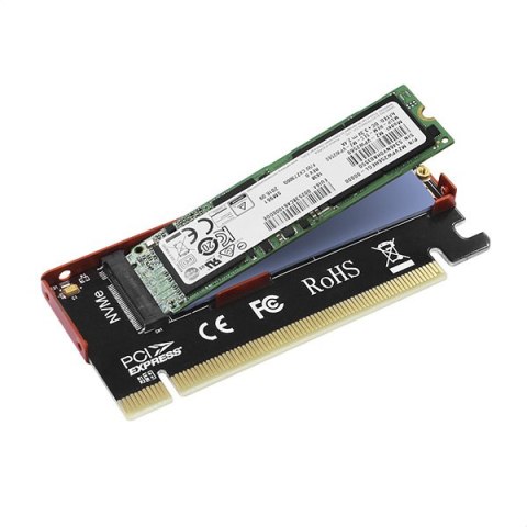 AXAGON AXAGON PCI-Express x16 internal adapter to connect an NVMe M.2 SSD to a desktop | PCEM2-S