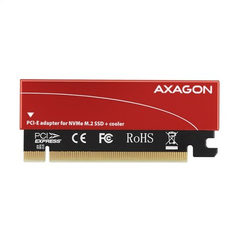 AXAGON AXAGON PCI-Express x16 internal adapter to connect an NVMe M.2 SSD to a desktop | PCEM2-S
