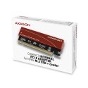 AXAGON AXAGON PCI-Express x16 internal adapter to connect an NVMe M.2 SSD to a desktop | PCEM2-S