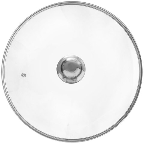 Pokrywka do Garnka Patelni Rondla z Rantem Szklana Uniwersalna ORION 32 cm