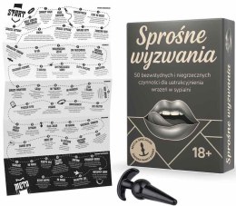 Gra Planszowa Dla Dorosłych - SPROŚNE WYZWANIA - 50 NIEGRZECZNYCH ZADAŃ