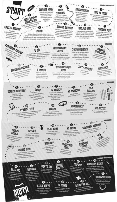 Gra Planszowa Dla Dorosłych - SPROŚNE WYZWANIA - 50 NIEGRZECZNYCH ZADAŃ