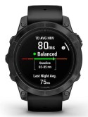 Zegarek sportowy Garmin EPIX PRO (GEN 2) AMOLED 47mm Slate Gray Black/Black Band