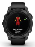 Zegarek sportowy Garmin EPIX PRO (GEN 2) AMOLED 47mm Slate Gray Black/Black Band