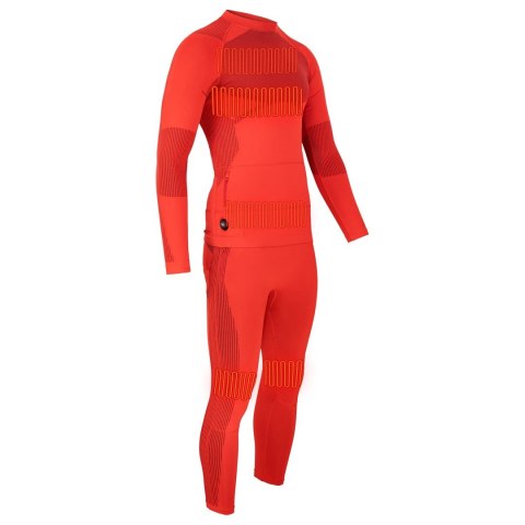 GLOVII OGRZEWANY ZESTAW BIELIZNY M POMARAŃCZ GXRM