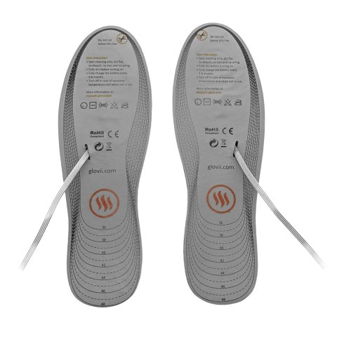 GLOVII WKŁADKI NARCIARSKIE STEROWANE APLIKACJĄ GW4