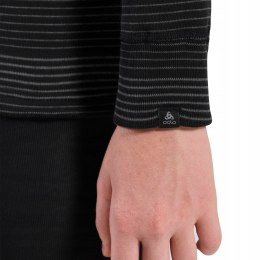 Komplet termoaktywnej bielizny dziecięcej Odlo Active Warm Eco Set Long rozmiar 116cm, czarno-szary