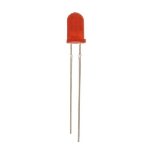 Dioda 5mm 12V czerwona clear