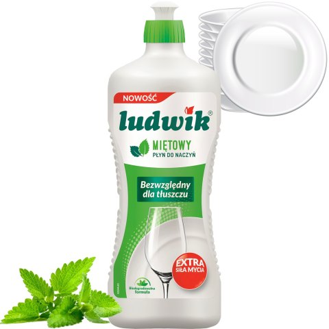 Ludwik Płyn Do Naczyń Miętowy Butelka 900g