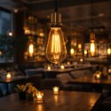 Żarówka LED Filament ST64 E27 9W 2200K gold
