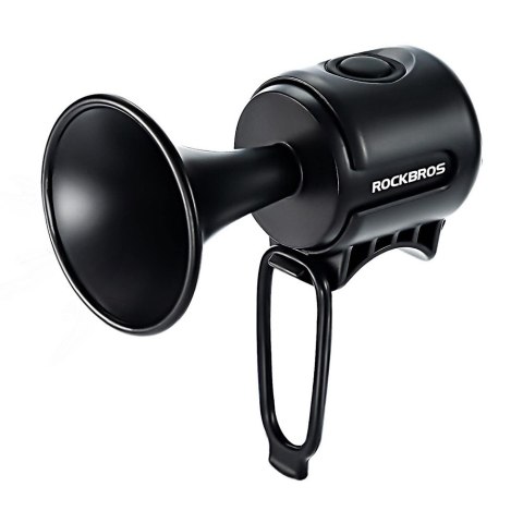 Dzwonek rowerowy elektroniczny 120 dB - czarny