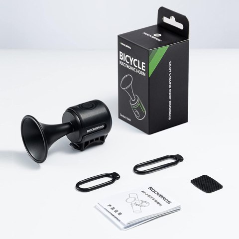 Dzwonek rowerowy elektroniczny 120 dB - czarny