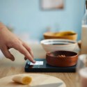 Waga kuchenna inteligentna z wyświetlaczem aplikacją Bluetooth 10 kg - czarna