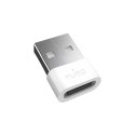 Adapter przejściówka USB-C - USB-A - biały