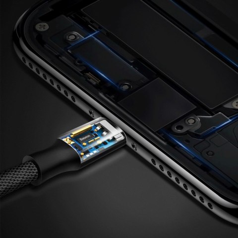 Kabel przewód USB-A - MicroUSB Yiven 1.5m - czarny