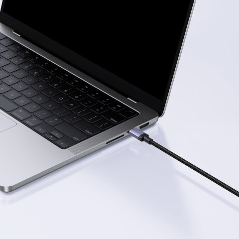 Kabel przewód USB-C PD do szybkiego ładowania 100W 0.5m - czarny