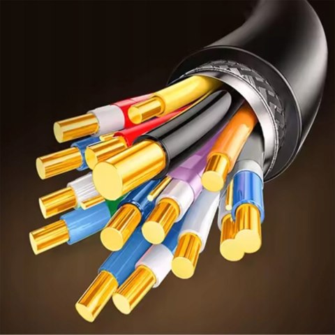 Kabel przewód audio wideo HDMI 8K 2m - czarny