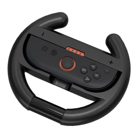 Kierownica symulator jazdy do kontrolera Joy-Con Nintendo Switch 2 czarna - 2 szt.