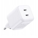 Ładowarka sieciowa USB-C GaN 45W - biała