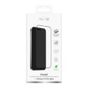 Szkło hartowane na iPhone 17 Pro Max z aplikatorem i czarną ramką Puro Frame