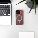 Etui brokatowe plecki na Samsung Galaxy A16 5G Glitter Case MagSafe - różowe