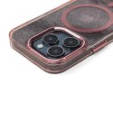 Etui brokatowe plecki na Samsung Galaxy A16 5G Glitter Case MagSafe - różowe