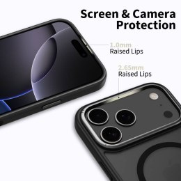 Etui ochronne na iPhone 17 Pro MagEdge MagSafe - czarny-mat