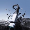 Kabel przewód USB-A - USB-C Flash Series 3A 1m - czarny