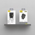 Ładowarka sieciowa USB-A USB-C GaN PD 30W - czarna