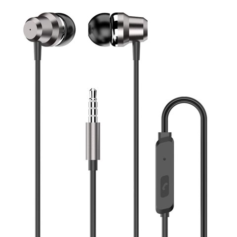 Słuchawki przewodowe dokanałowe X10PRO mini jack 3.5mm - czarne