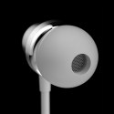 Słuchawki przewodowe dokanałowe z pilotem X10PRO mini jack 3.5mm - białe