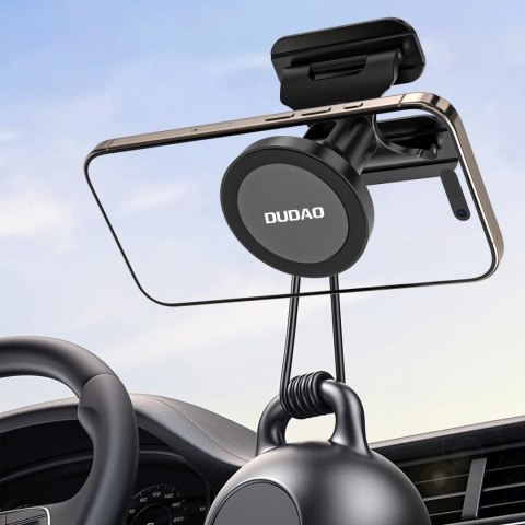 Uchwyt samochodowy do smartfona na deskę rozdzielczą szybę MagSafe - czarny
