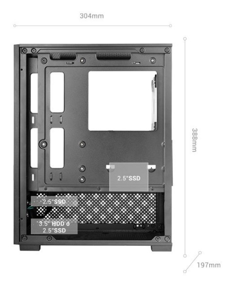 TACENS MARS MC-SE2 1xFRGB mATX- obudowa