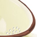 Cedzak Durszlak do Makaronu Warzyw Owoców Kuchenny Emaliowany ORION 20 cm