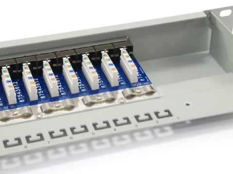Patchpanel Equip CAT6 24 Port lightgrey 19 cali (1HE)