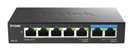 Switch sieciowy D-Link DMS-107/E łącza sieciowe Nie zarządzany Gigabit Ethernet (10/100/1000) Czarny