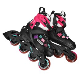 NA2053A ŁYŻWOROLKI VIBE RÓŻOWE ROZM. M(37-40) NILS EXTREME